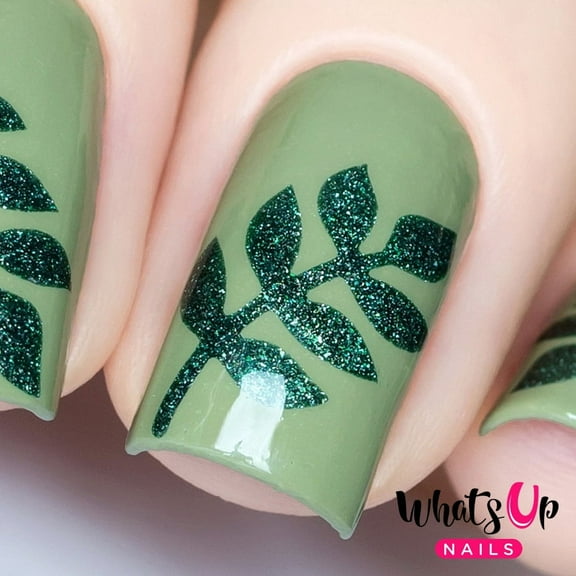 Whats Up Nails - Branch Vinyl Stencils Nail Art Design