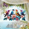 thumbnail image 5 of Large Stained Glass Suncatcher - Colorful Birds on Branch Window Decor - Sunlight Catcher for Home, Room & Indoor Decor - Unique Gift for Bird Lovers & Mom, 5 of 9