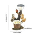 desk decor floating shelf decor items nick nacks Cat Rabbit Solar