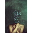 thumbnail image 2 of Bivolarska, Sima 13x18 Gold Ornate Wood Framed with Double Matting Museum Art Print Titled - In My Head Butterflies, 2 of 4