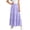 Purple, variant on Maxi Skirt for Girls Solid Color High Elastic Waist Casual Flowy Ruffle Maxi Skirts Tiered Long Skirt for Kids