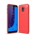 thumbnail image 1 of Funda de silicona para Samsung Galaxy A8, A7, A6 Plus, J4, J8, J6 Plus, J2 Pro 2018, funda de TPU de fibra de cabón para Samsung A7 2018, A6, A8, J6 xuanjing unisex, 1 of 2