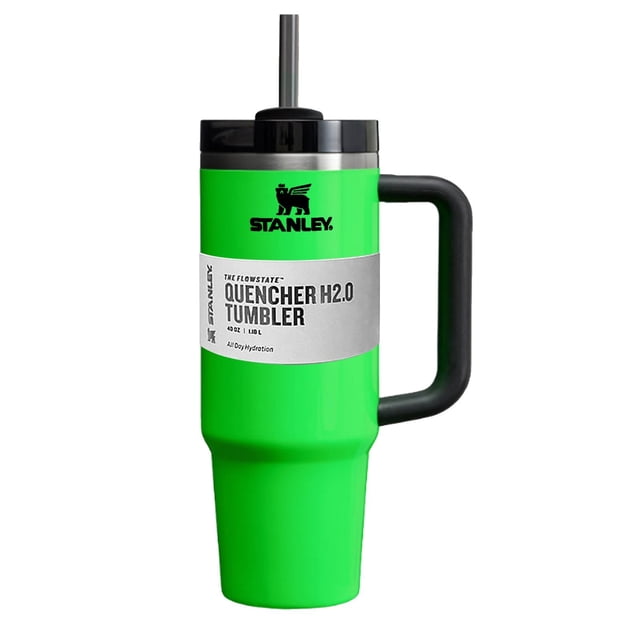 Stanley Quencher FlowState Stainless Steel Vacuum Insulated Tumbler with Lid and Straw for Water, Iced Tea or Coffee, Smoothie and More, Lilac