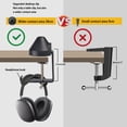 thumbnail image 5 of Desktop Clamp Cantilever Bracket Clip for Microphone Suspension Boom Scissor Arm, 5 of 12