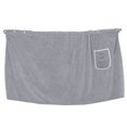 thumbnail image 2 of Yokan Towel Wrap for Women, Soft Bathrobe Lightweight Dry Wrap, Adjustable Full Length Beach & Pool Towel, Available in Gray/Blue/Khaki, Comfortable & Travel-Friendly, Ideal for Post-Shower, 2 of 9