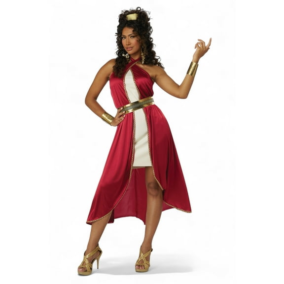 Ruby Grecian Princess Adult Costume