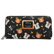 Angle View: Pop! by Loungefly Disney Spooky Mice Candy Corn Zip Around Wallet