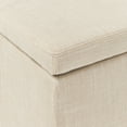 thumbnail image 4 of Lalene Fabric Storage Ottoman, Light Beige, 4 of 12