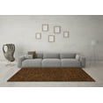 thumbnail image 3 of Ahgly Company Indoor Square Oriental Orange Industrial Area Rugs, 3' Square, 3 of 4