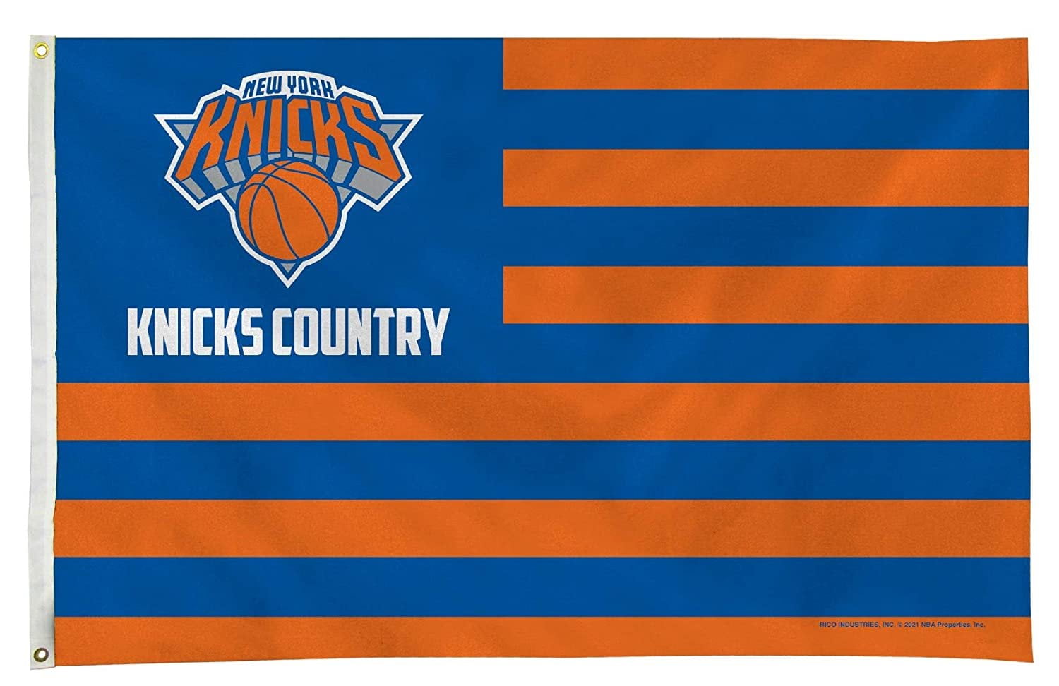 Knicks Flag Banner 3x5 Country Design Premium with Metal Grommets