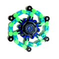 thumbnail image 3 of 4 piezas, juguetes de robot deformable para la punta de los dedos, hilandero de descompresión, juguetes giroscópicos mecánicos creativos deformables, juguete de cadena mecánica para aliviar, 3 of 5