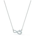 thumbnail image 1 of Swarovski Swarovski Infinity Necklace - White - Rhodium Plated, 1 of 6