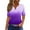 Multicolor, variant on Lumivie Going Out Tops For Women College Short Sleeve Vneck Tshirts Shirts For Women Multi Pack Blouses For Women Dressy Casual Plus Size Cream Plain T Shirts For Women