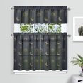thumbnail image 2 of Kitchen Curtains 36 Inch Short - 3 Panel Set, Gothic Celestial Sun and Moon Print, Mystical Starry Night Astrology Aesthetic, Rod Pocket Window Curtain, Easy Wash, 2 of 6