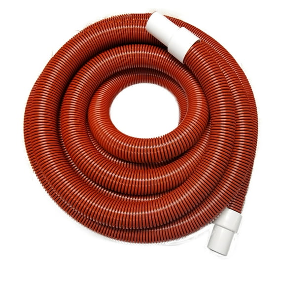 Puri Tech 1.5 inch Diameter x 30' feet Long Commercial Service Vacuum Hose Red
