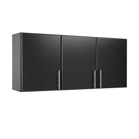 Prepac Elite Wall Cabinet, Versatile Adjustable Garage Wall Cabinet by Prepac, Tall 3-Door, 54"W x 24"H x 12"D, BEW-5424, Black