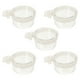 thumbnail image 1 of WORGEOUS 5pcs cuencos para loros colgantes alimentadores de loros transparentes comederos de aves multifunción, 1 of 8