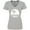 AC-Heather Grey, variant on Inktastic San Diego California Beach Women's V-Neck T-Shirt