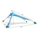thumbnail image 5 of Sombra De Playa Toldo Super Portátil Plegable Armado Fácil. azul, 5 of 10
