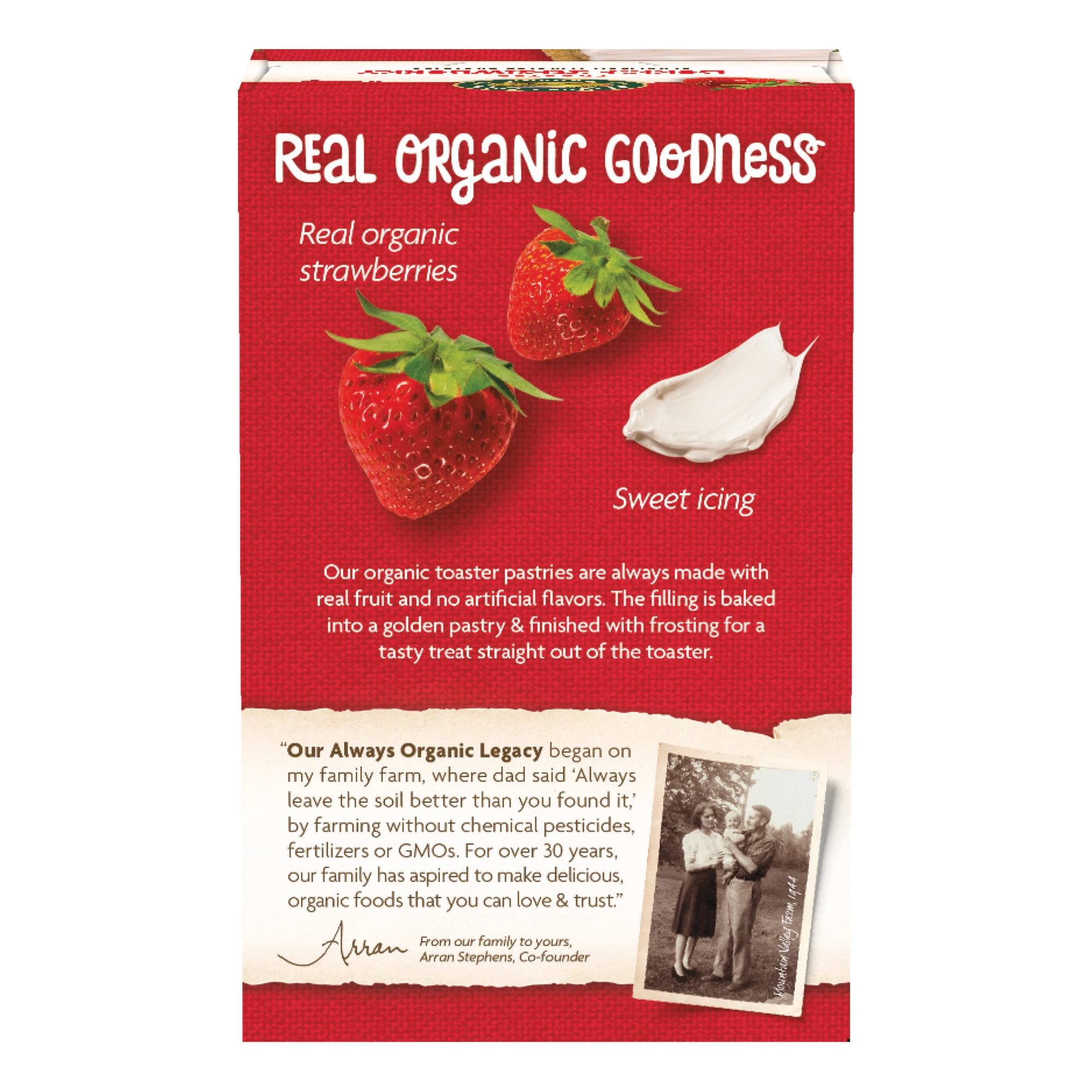 (3 pack) Nature's Path Organic Toaster Pastries, Frosted Berry Strawberry, 11oz Box