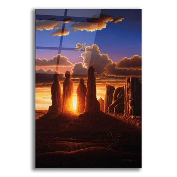 Epic Art 'Daniel 3.25' by R. Hed, Acrylic Glass Wall Art, 12"x16"