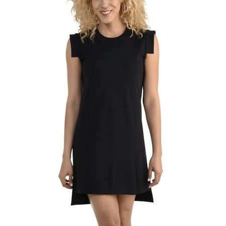 Collar Ponte Dress - Women's Pleated Ponte Dress, Available in Sizes up to 2XL