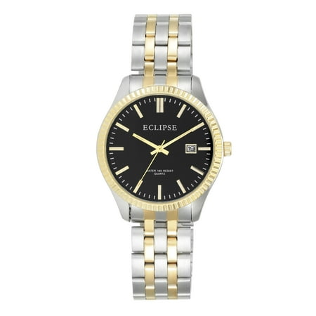 - Men's Round Dress Watch, Black