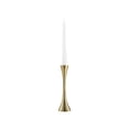 thumbnail image 2 of Metal Taper Candle Holder - Decorative Glam Candlestick Stand for Home, Office & Bedroom - Modern & Classic Design - Elegant Accent Decor - 10" Brown & Gold, 2 of 11