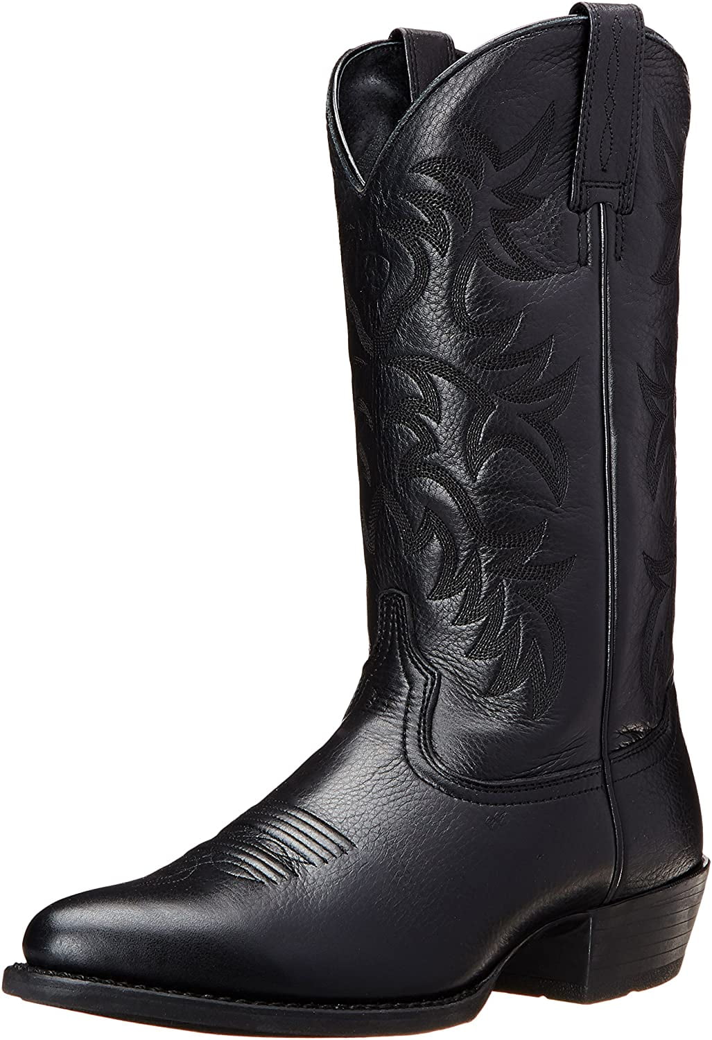 Ariat Men's Heritage Western R Toe Cowboy Boot, Black Deer Tan, 13 D US Walmart Canada