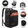 thumbnail image 3 of UKEIN Travel Backpack for Men & Women Carry On Backpack Flight Approved Expandable 42L Waterproof Anti-Theft Personal Item Backpack with Packing Cubes and Shoe Pocket, 3 of 8