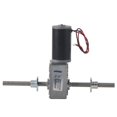 thumbnail image 4 of Worm Gear Motor Right and Left Hand Shaft Coaxial M8 Thread Speed Reduction 1280 Motor with FlangeSpeed Reduction Rate 31, 4 of 5