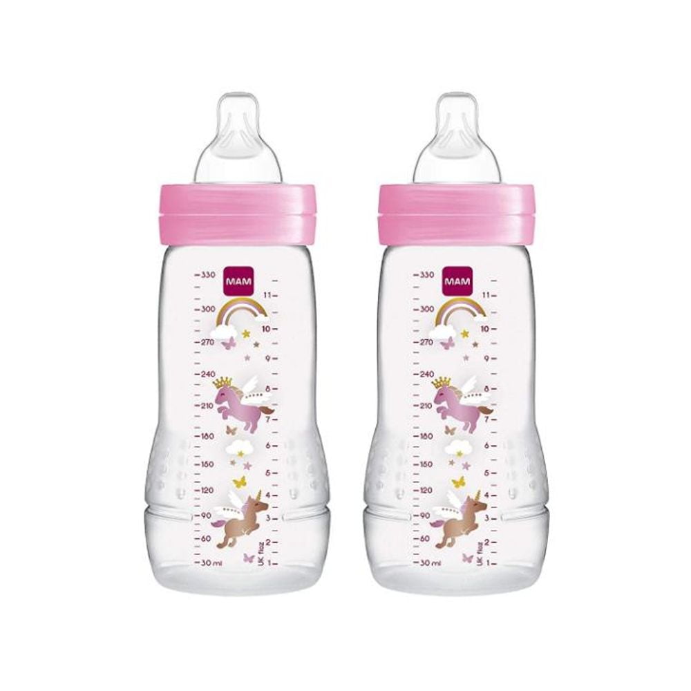 MAM Fast Flow Non Spill Bottle Teat for bottles 2 Teats 1 2 3 6 12 Packs
