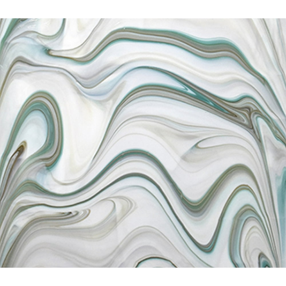 OCEANSIDE STAINED/FUSING GLASS SHEETS TAUPE/PEACOCK FUSERS RESERVE