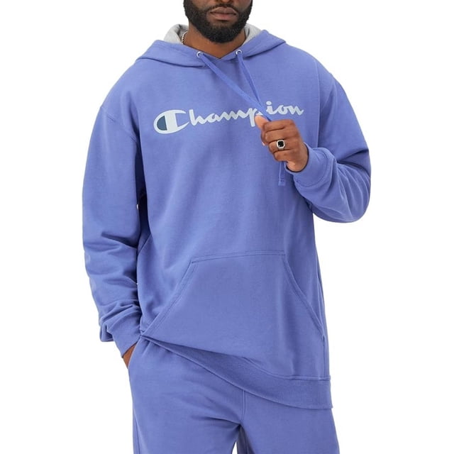 Sudadera Champion Powerblend Graphic para Hombre. GF89H-Y07718-0OG lila XL