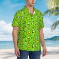 thumbnail image 3 of Balery golf Sport club Print Men's Hawaiian Shirts Short Sleeve Beach Shirt Relaxed Fit Vacation Button Down Shirts,XX-Large, 3 of 7