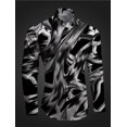 thumbnail image 1 of Camisa informal de manga larga con estampado 3D de subcultura de grafiti para hombre, para fiesta, calle, Vaion, primavera, verano, solapa, manga larga, rosa, rojo y azul, 1 of 6