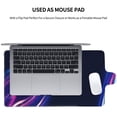 thumbnail image 3 of Pobuds Leather Laptop Sleeve, Padded Case, Thin Portable, Versatile Bag - Compatible with 13 inch laptops or MacBook Air Pro 13 inch 2016 or later - Vertical, glitter light fire flare trace. (2), 3 of 5