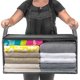 thumbnail image 4 of 2pcs Quilt Organizer Box Foldable Portable Closet Stackable Bins Non Woven Clothes Storage Blankets, 4 of 4