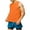 Orange, variant on CHGBMOK Mens Tank Top Fashionable Casual Round Neck Solid Color Drying Sports Top Sizes M-3XL