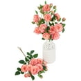 thumbnail image 3 of Northlight Real Touch™ Pink Artificial Camellia Rose Floral Sprays, Set of 6 - 23", 3 of 9