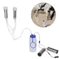 thumbnail image 1 of Spptty 2L Goat Sheep Cow Milking Kit Portable Electric Milking Machine with 2 Pumps, Cow Milking Kit, Goat Milking Machine, 1 of 8