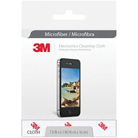 3M Electronics Microfiber Cleaning Cloth, Remove Fingerprints, And Smudges Without Scratching, Gray, 20 Cloths Total