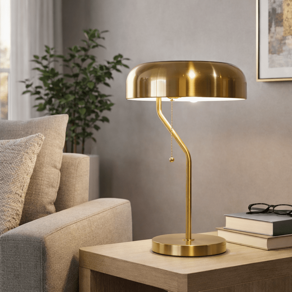 Bed Side Nightstand Decorative Table Desk Lamp, Metro Table Lamp, 110~120V