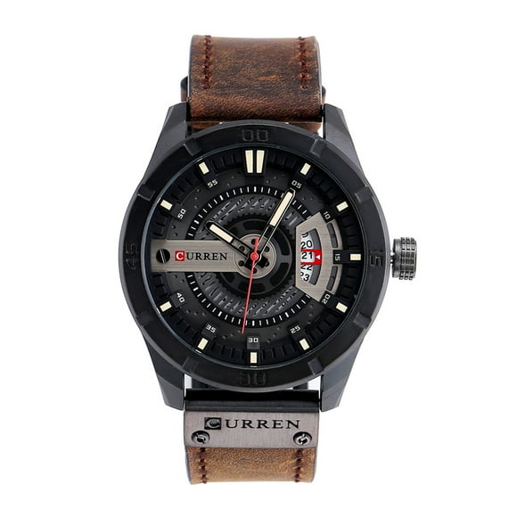 Curren Montre Homme Affaires Multifonctionnelle Montres Étanches Montre Quartz