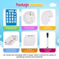 thumbnail image 4 of Tableau de Chores/recommandation pour Enfants, Grand Tableau de Récompense 30"x20 Pouces 20, Tableau de Chores Personnalisable à 100 % avec Marqueur Effaçable à Sec, Tableaux de Chores pour Plusieurs Enfants, Tableau d'Argent, Auto-Motivant, Tableau Comportemental - Bleu, 4 of 4