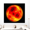 thumbnail image 1 of Fire Planet Wall Mural by Wallmonkeys Peel and Stick Graphic (48 in W x 45 in H) WM84456, 1 of 4