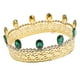 thumbnail image 1 of Tiara de Rhinestone Princesa Nupcial Productos Artesanal Decoraciones de Cumpleaño Oro BLESIY Princesa Crystal Tiara Crown, 1 of 8