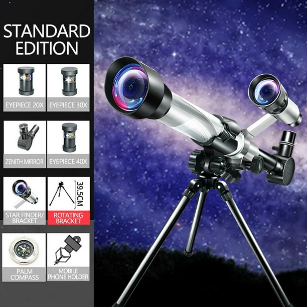 Espejo de observación del telescopio astronómico de educación y ciencia educativa para niños