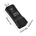 thumbnail image 3 of VONKY Adaptateur Réseau TV Intelligent Sans Fil USB Connexion Stable Noir Profitez du Diffusion en Continu Sans Interruption, 3 of 6