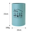 thumbnail image 6 of Stainless Kitchen Utensil Holder, Holder Draining Storage Rack Green, 6 of 9